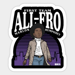 Marlon Humphrey Baltimore All-Fro Toon Sticker